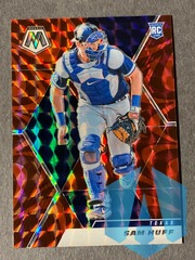 2021 Panini Mosaic Mosaic Reactive Red #205 Sam Huff